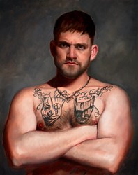 James Burrow by Vincent Kamp - Original sized 16x20 inches. Available from Whitewall Galleries